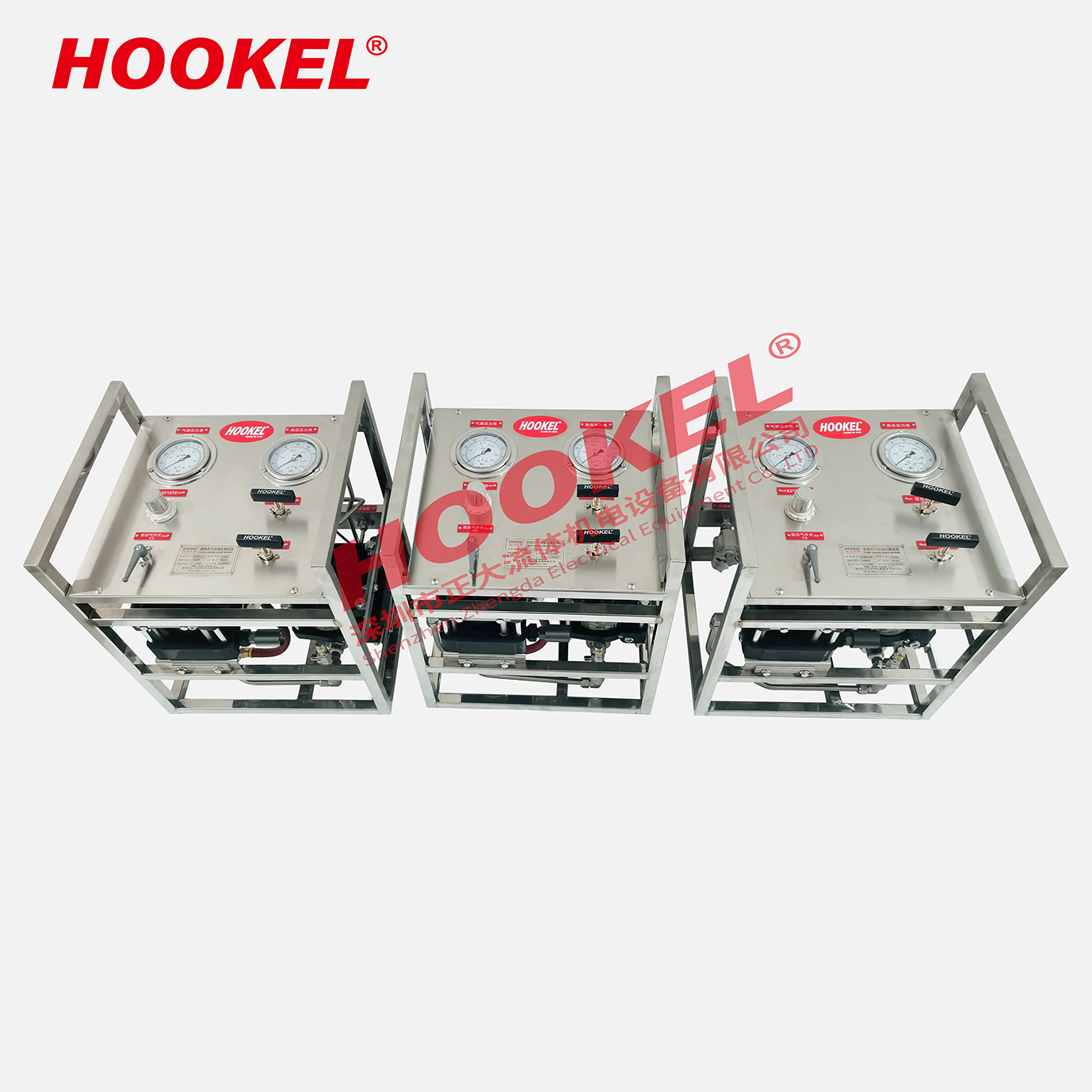 最新款氣動液壓測試台已成功交付！